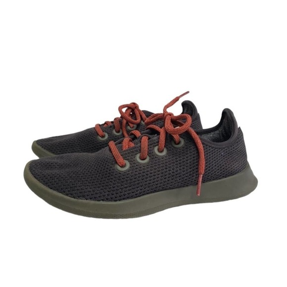 Allbirds Limited Edition Painted Redstart Tree Runner W7 Grey Orange‎ Sneakers - Picture 1 of 9